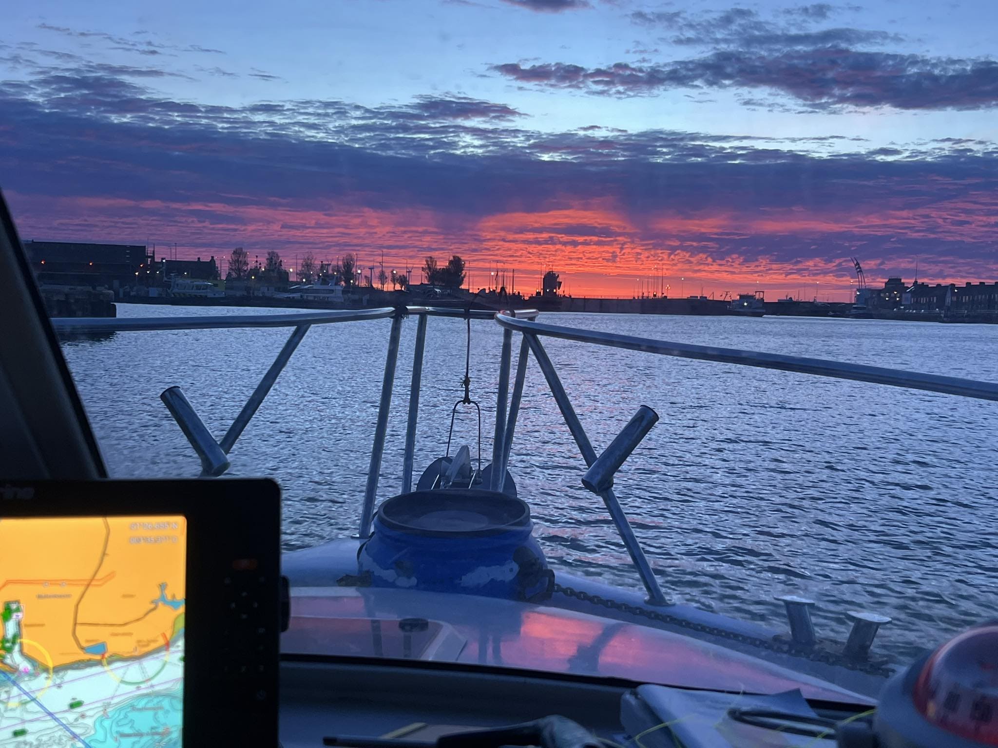 Uitzicht van de waypoint